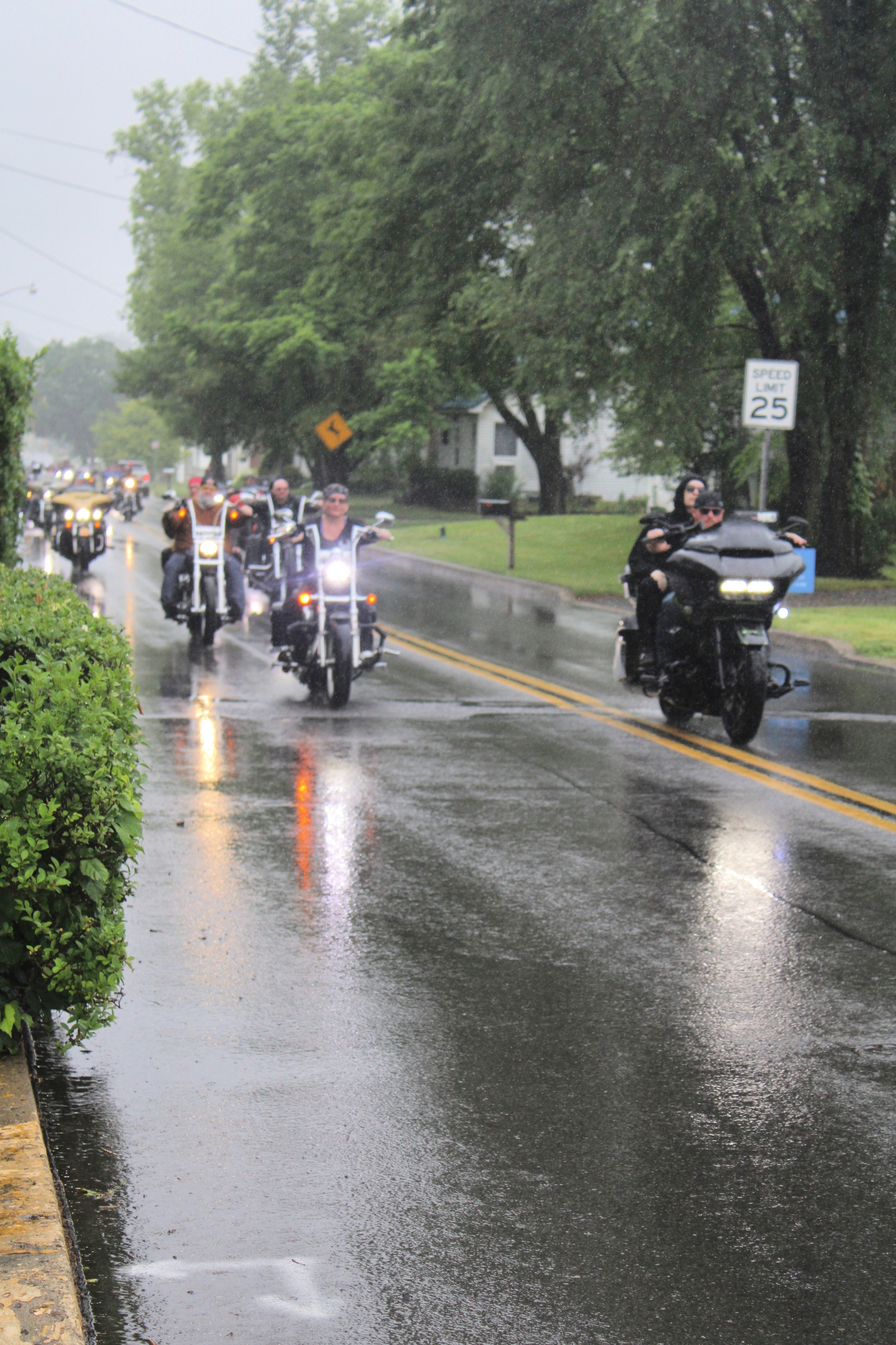 Rain or Shine We are Riding and Taking Shots